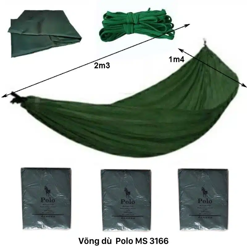 Kích thước võng Dù Cao Cấp Kích thước võng Dù Cao Cấp