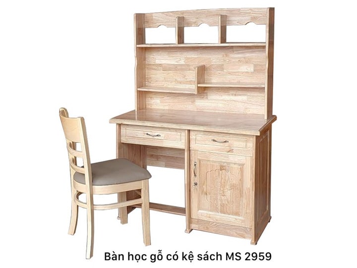 Bàn Học Cho Bé Gỗ Tự Nhiên