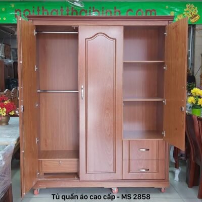 Tủ quần áo 1m6 MS 2858 Tủ quần áo 1m6 MS 2858