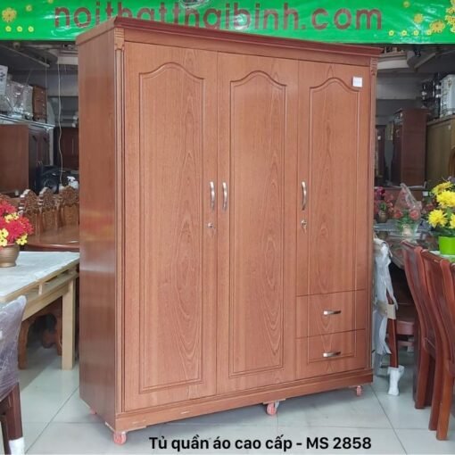 Tủ quần áo 1m6 MS 2858 - Ảnh 3