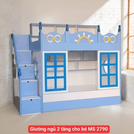 Giường ngủ 2 tầng cho bé MS 2790