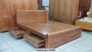3 mẫu giường gỗ tự nhiên đẹp bền, phù hợp mọi không gian 7 3 mẫu giường gỗ tự nhiên đẹp bền