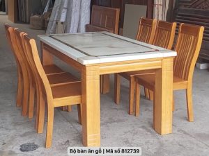 Bàn ăn gỗ xoan đào đẹp và bền