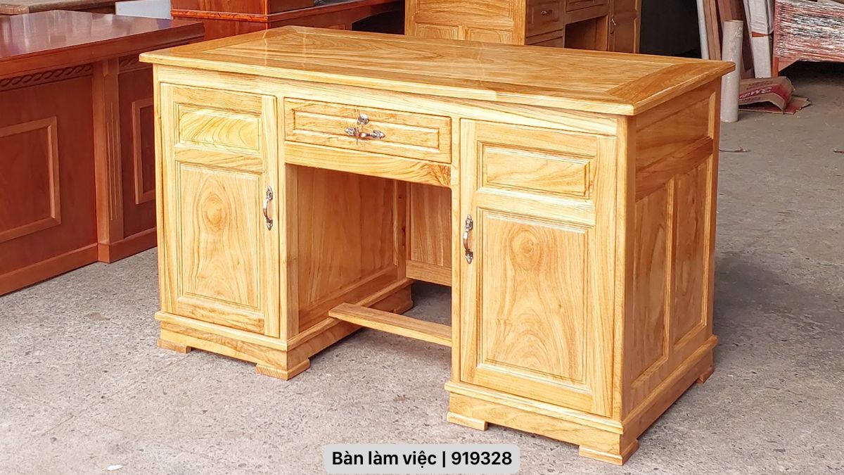 Bàn làm việc giám đốc gỗ tự nhiên