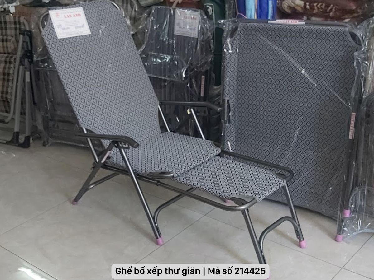 Ghế bố xếp thư giãn cao cấp