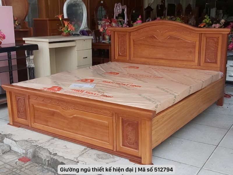 Giường ngủ thiết kế hiện đại giá rẻ