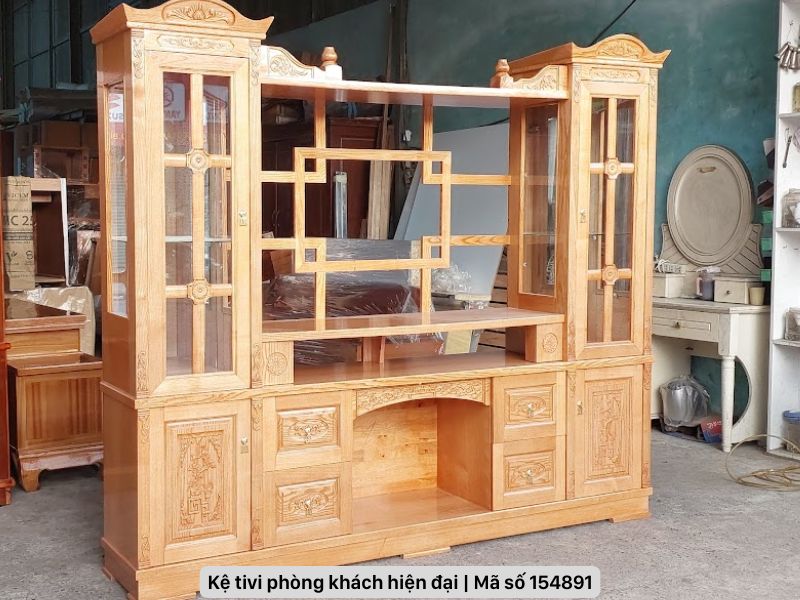 Kệ tivi phòng khách đẹp hiện đại