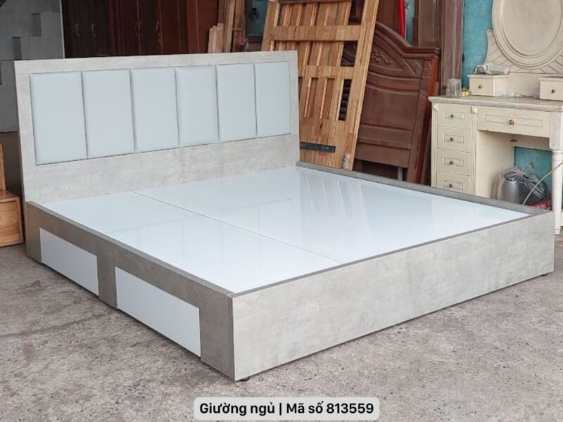 10 mẫu giường giường gỗ công nghiệp đẹp, sang trọng cho phòng ngủ 1 Mẫu giường giường gỗ công nghiệp