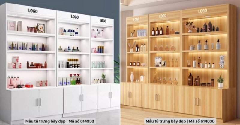 10 mẫu tủ trưng bày đẹp hiện đại và sang trọng cho mọi không gian Mẫu tủ trưng bày đẹp
