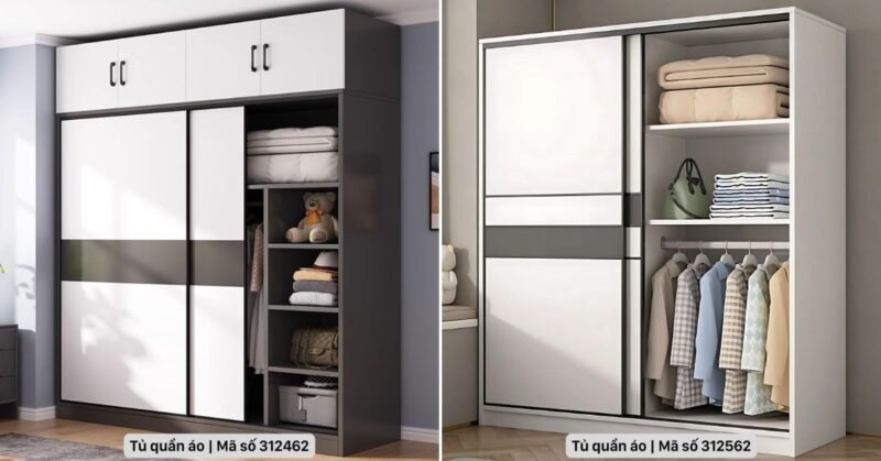 Top 5 tủ đựng quần áo giá rẻ, tiện lợi và đẹp mắt 1 Tủ đựng quần áo giá rẻ