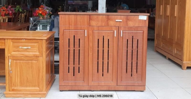 Tủ giày dép gỗ công nghiệp hiện đại, bền đẹp cho mọi nhà Tủ giày dép gỗ công nghiệp hiện đại