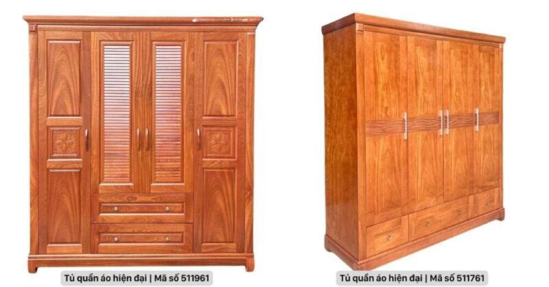 Tủ quần áo đẹp hiện đại