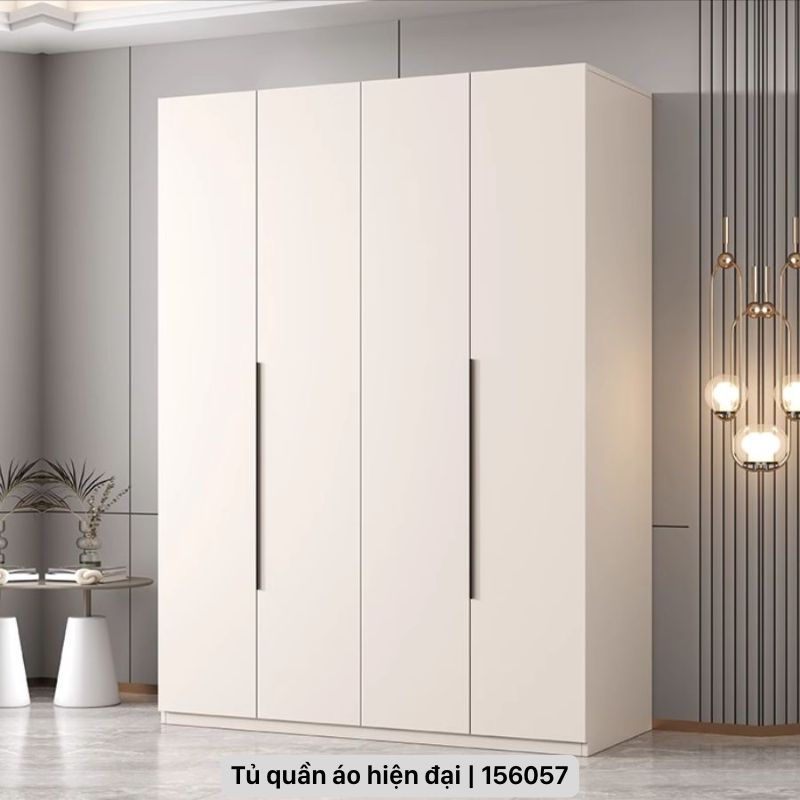 Tủ quần áo gỗ MDF phủ melamine bền đẹp, chống trầy xước 43 Tủ quần áo gỗ MDF phủ melamine