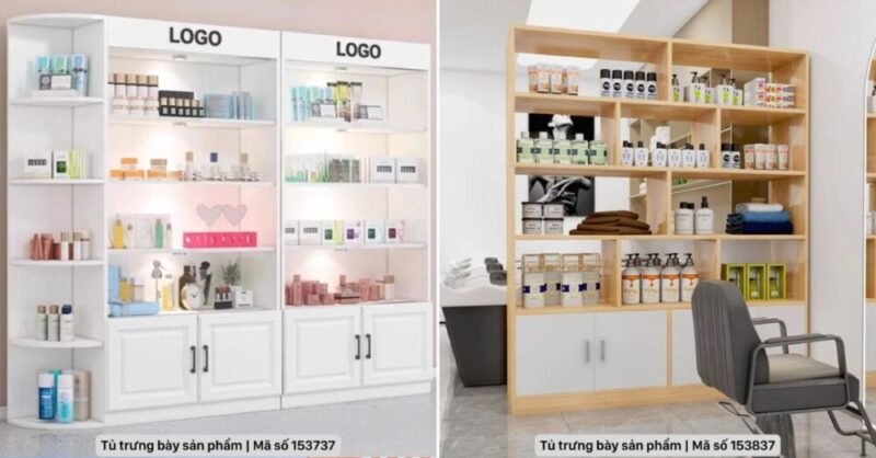 Tủ trưng bày sản phẩm cửa kính hiện đại Tủ trưng bày sản phẩm cửa kính hiện đại