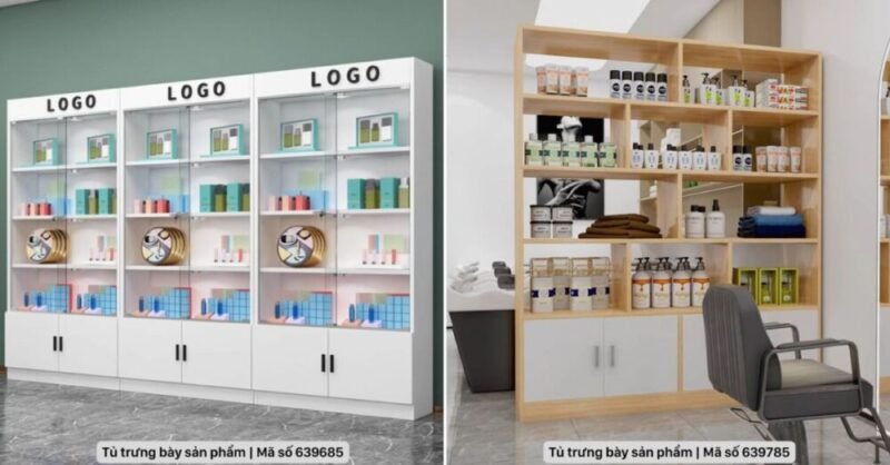 Top 10 tủ trưng bày sản phẩm đa năng cho cửa hàng hiện đại Tủ trưng bày sản phẩm đa năng cho cửa hàng
