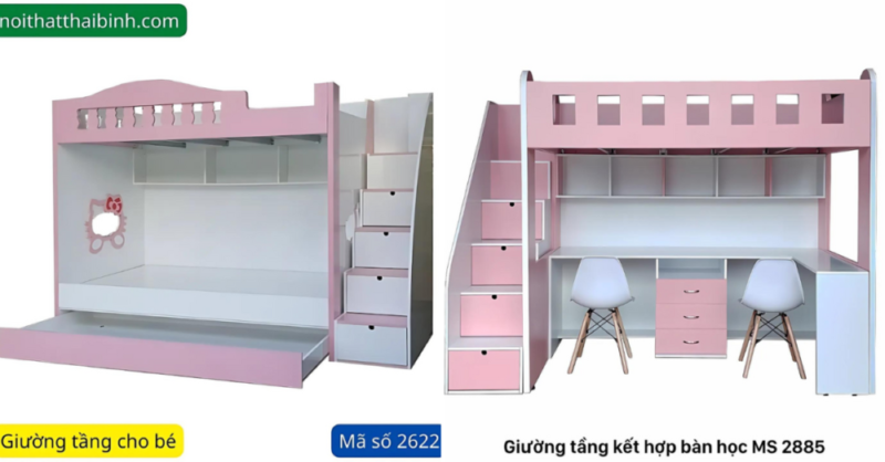 5 kiểu giường tầng cho bé cực xinh phù hợp mọi không gian 5 kiểu giường tầng cho bé cực xinh phù hợp mọi không gian