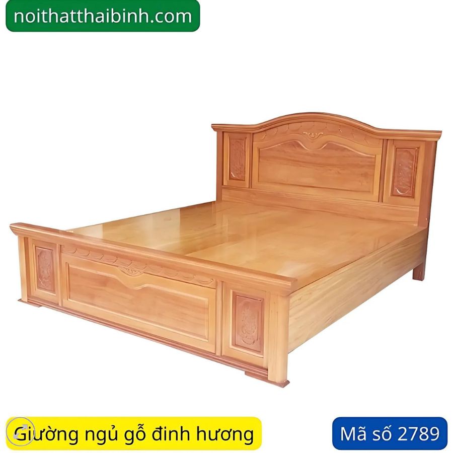 Giường ngủ gỗ gõ đỏ cao cấp