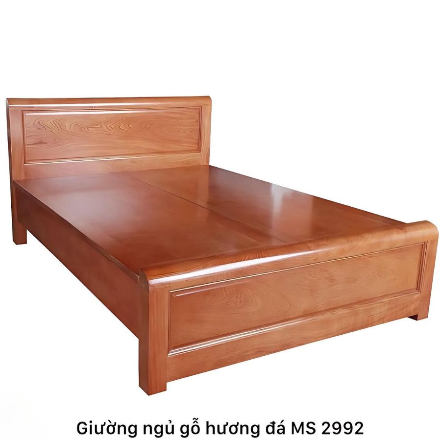 Giường ngủ gỗ hương đá vạt phản