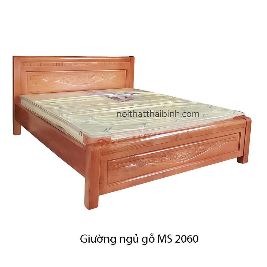 Giường ngủ gỗ xoan đào