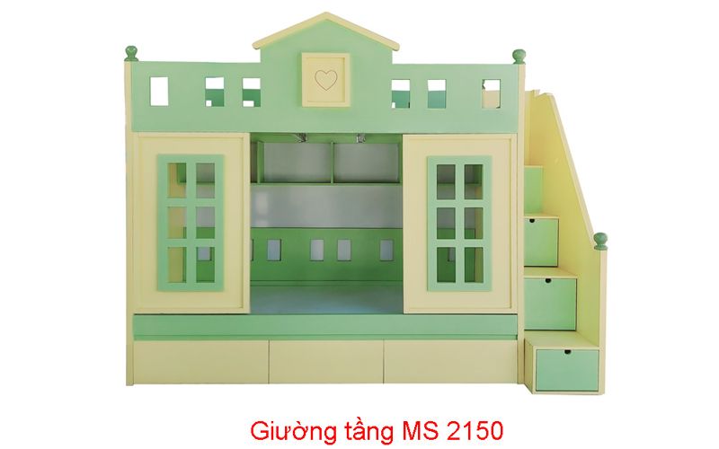 Giường tầng hình ngôi nhà MS 2150