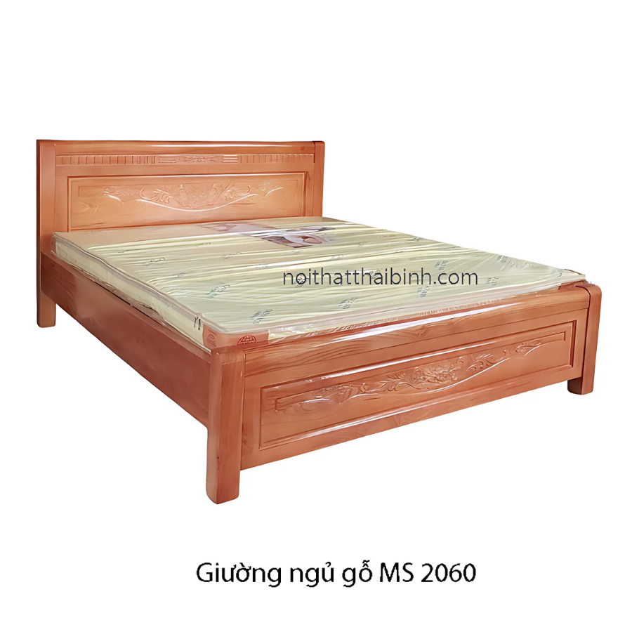 Giường ngủ gỗ xoan đào