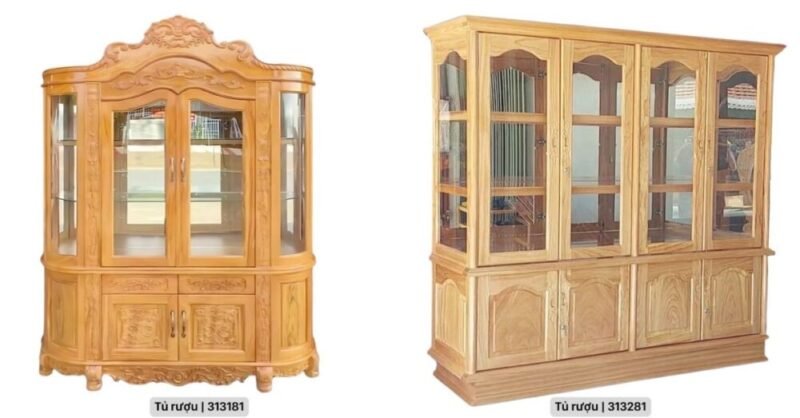 10+ mẫu tủ rượu cánh kính hiện đại sang trọng bậc nhất Tủ rượu cánh kính hiện đại sang trọng