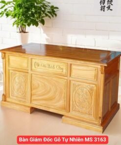 Bàn Giám Đốc Gỗ Tự Nhiên MS 3163