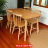Bàn ăn gỗ 4 ghế MS 3089 18 Bàn ăn gỗ 4 ghế MS 3089
