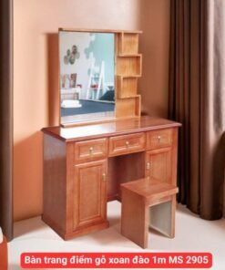 Bàn trang điểm gỗ xoan đào 1m MS 2905
