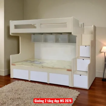 Giường 2 tầng đẹp MS 2076
