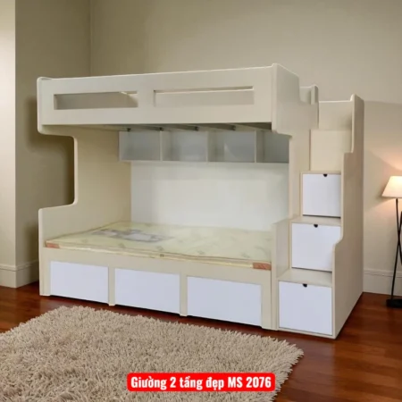 Giường 2 tầng đẹp MS 2076