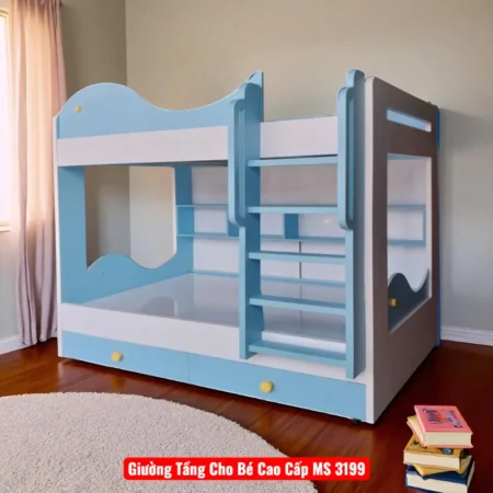 Giường Tầng Cho Bé Cao Cấp MS 3199
