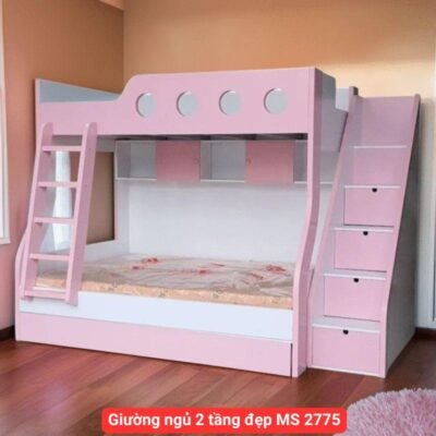 Giường ngủ 2 tầng đẹp MS 2775
