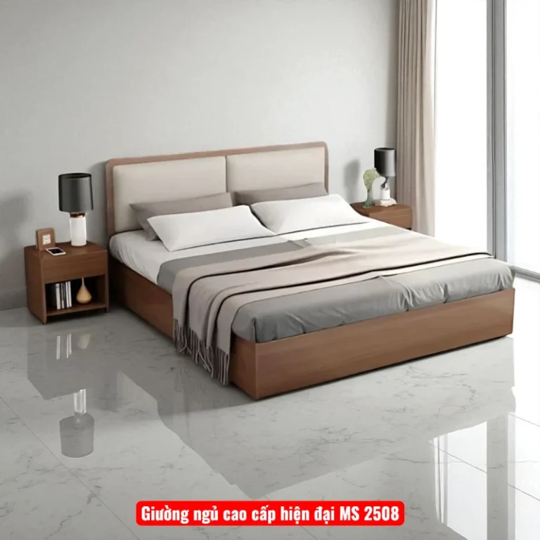 Giường ngủ cao cấp hiện đại MS 2508