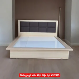 Giường ngủ kiểu Nhật hiện đại MS 2695