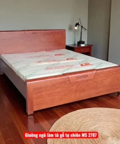 Giường ngủ làm từ gỗ tự nhiên MS 2787