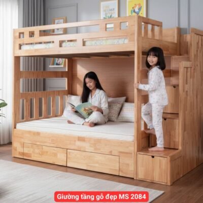 Giường tầng gỗ đẹp