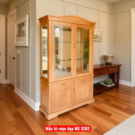 Mẫu tủ rượu đẹp MS 3202