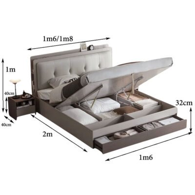 Giường ngủ hiện đại MS 3201 Giường Ngủ Hiện Đại