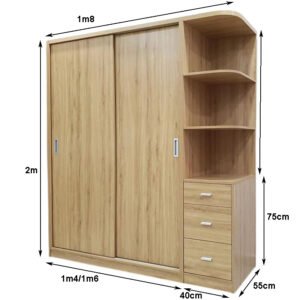 Tủ quần áo cửa kéo MS 3128 Tủ quần áo cửa kéo MS 3128