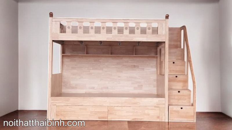 150+ Giường Gỗ Tầng: Giải Pháp Tiện Lợi Cho Không Gian Nhỏ 70 Giường gỗ tầng