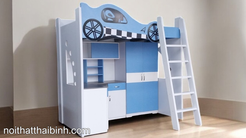 150+ Giường Gỗ Tầng: Giải Pháp Tiện Lợi Cho Không Gian Nhỏ 71 Giường gỗ tầng