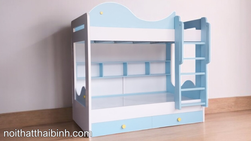150+ Giường Gỗ Tầng: Giải Pháp Tiện Lợi Cho Không Gian Nhỏ 63 Giường gỗ tầng