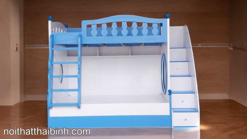 150+ Giường Gỗ Tầng: Giải Pháp Tiện Lợi Cho Không Gian Nhỏ 55 Giường gỗ tầng
