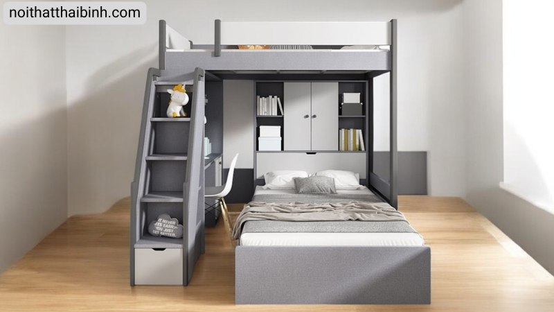 Giường ngủ tầng Giường 2 tầng trẻ em 1m2