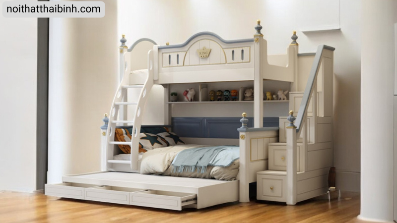 Giường ngủ tầng Giường 2 tầng trẻ em 1m2