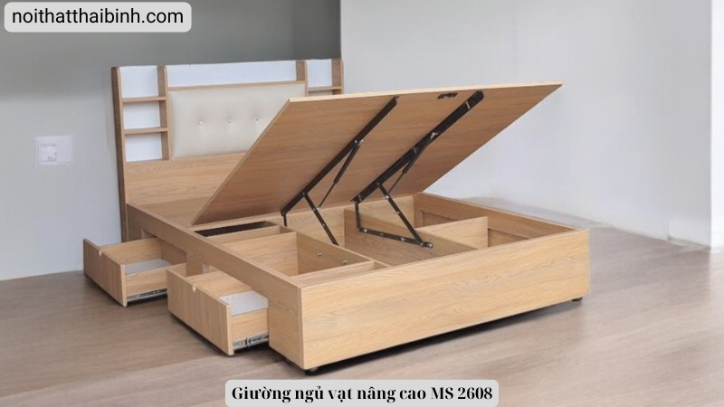 Giường ngủ vạt nâng cao