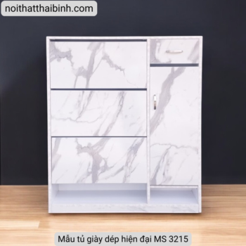 Mẫu tủ giày dép hiện đại MS 3215 Mẫu tủ giày dép hiện đại