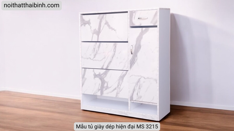 Mẫu tủ giày dép hiện đại MS 3215 17 Mẫu tủ giày dép hiện đại