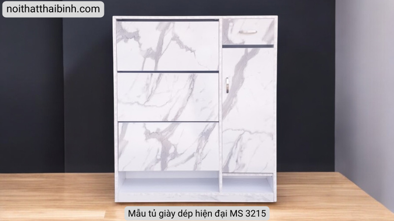 Mẫu tủ giày dép hiện đại MS 3215 15 Mẫu tủ giày dép hiện đại